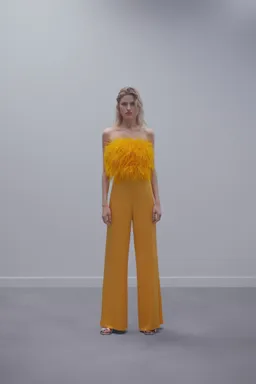 Top bandeau con plumas de Mango en Tops para argentina