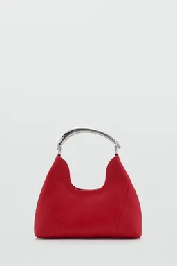 Bolso hombro piel asa metálica de Mango en Bolsos y Carteras para argentina