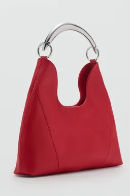 Bolso hombro piel asa metálica de Mango en Bolsos y Carteras para argentina