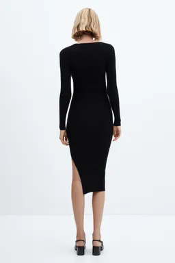 Vestido canalé escote de Mango en Vestidos para argentina