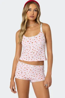 Musculosa estampada frutillas de Edikted en Pijamas y Sleepwear para argentina