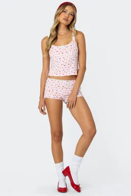Musculosa estampada frutillas de Edikted en Pijamas y Sleepwear para argentina