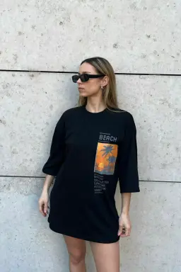 Remera oversize beach unisex de Leonax en Remeras para argentina