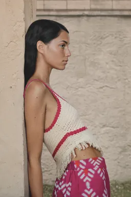 Top crochet con flecos de Mango Teen en Tops para argentina