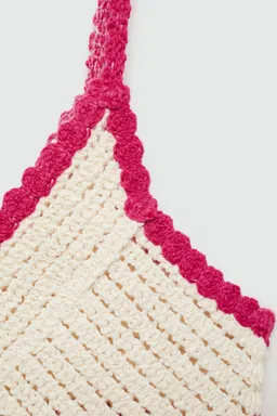 Top crochet con flecos de Mango Teen en Tops para argentina