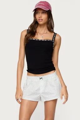 Musculosa encaje leilani lazos de Edikted en Tops para argentina