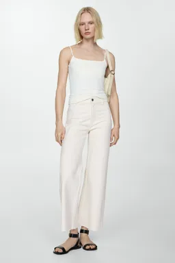 Jeans catherin culotte tiro alto de Mango en Pantalones para argentina