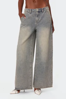 Jeans baggy pata ancha de Edikted en Pantalones para argentina