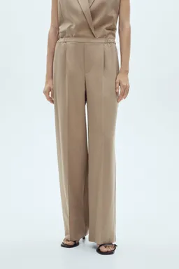 Pantalón traje cintura elástica de Mango en Pantalones para argentina