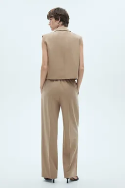 Pantalón traje cintura elástica de Mango en Pantalones para argentina