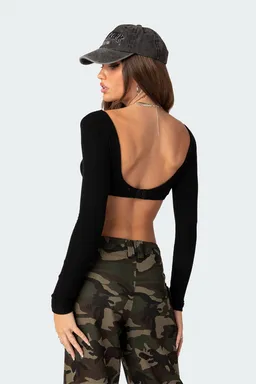 Crop top sydney ribbed de Edikted en Tops para argentina