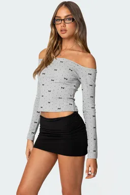 Top ryna con lazos lunares de Edikted en Tops para argentina