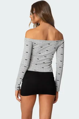 Top ryna con lazos lunares de Edikted en Tops para argentina