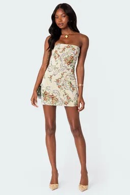 Mini vestido floral con cordones de Edikted en Vestidos para argentina