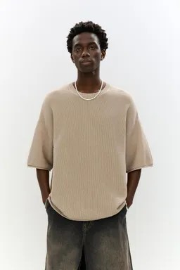 Remera boxy tejido waffle de Pull&Bear en Remeras y Polos para argentina