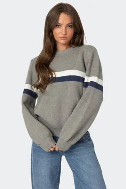 Nautical sweater oversize rayas de Edikted en Buzos y Sweaters para argentina