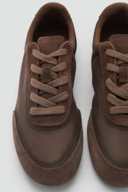 Zapatilla serraje con cordones de Mango en Zapatillas para argentina