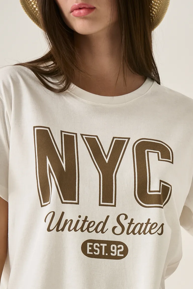 Remera con estampa de la ciudad de Nueva York, Estados Unidos de Sweet en Remeras para argentina