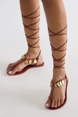 Sandalias cyclades para atar de Fashion Nova en Sandalias para argentina