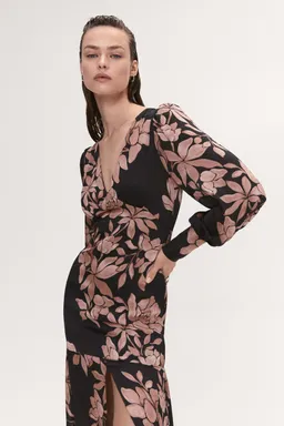 Vestido gasa floral de Mango en Vestidos para argentina