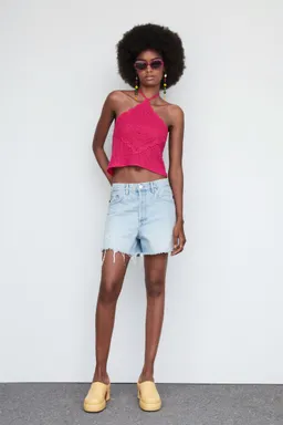 Top con lazo cuello de Mango en Tops para argentina
