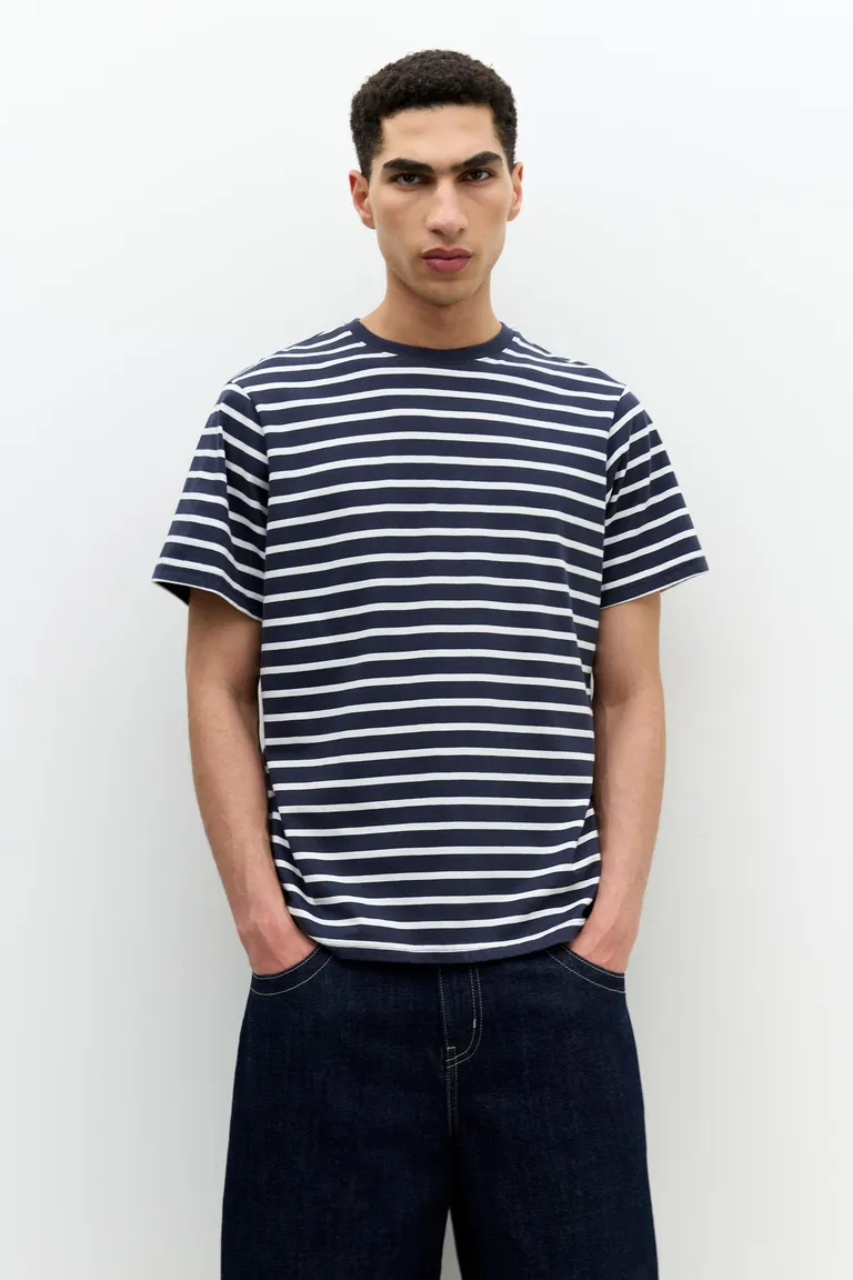 Remera rayada corte clásico de Pull&Bear en Remeras y Polos para argentina