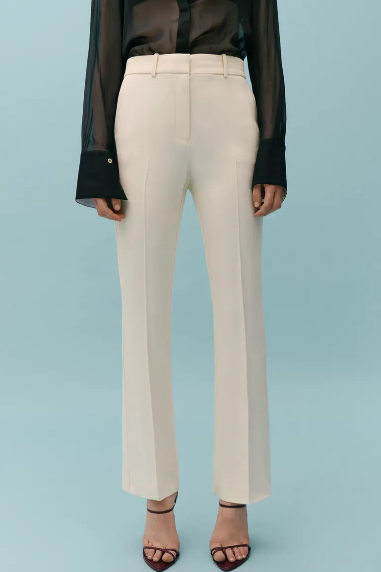 Pantalón recto tiro medio de Mango en Pantalones para argentina