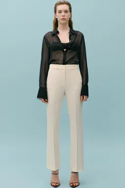 Pantalón recto tiro medio de Mango en Pantalones para argentina