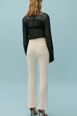 Pantalón recto tiro medio de Mango en Pantalones para argentina
