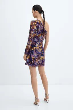 Vestido asimétrico estampado de Mango en Vestidos para argentina