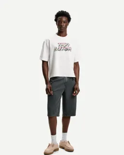 Remera corta manga corta estampada de Bershka en Remeras y Polos para argentina
