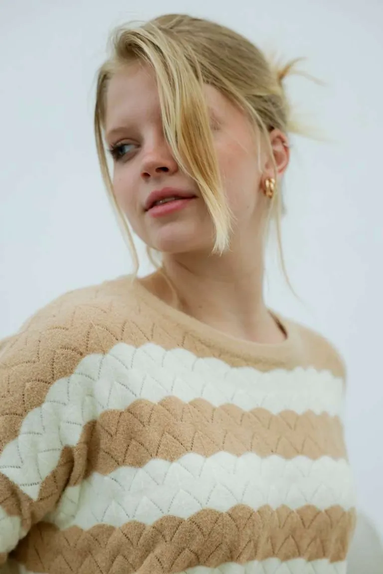 Sweater Angora Rayas de Hesed en Buzos y Sweaters para argentina