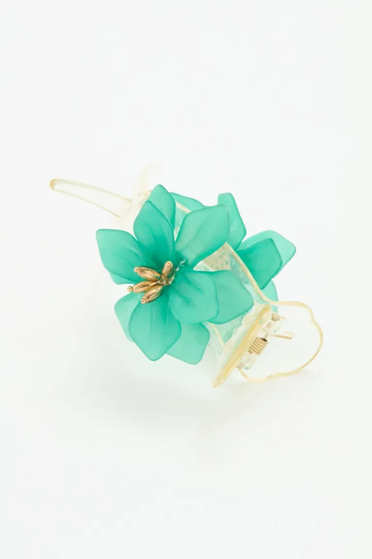 Broche para cabello con flor y detalles dorados para peinados de Rapsodia en Bijouterie para argentina
