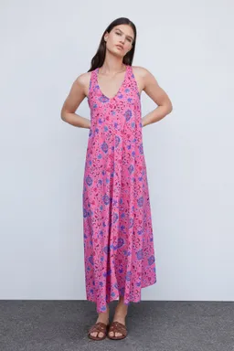 Vestido floral escote pico de Mango en Vestidos para argentina