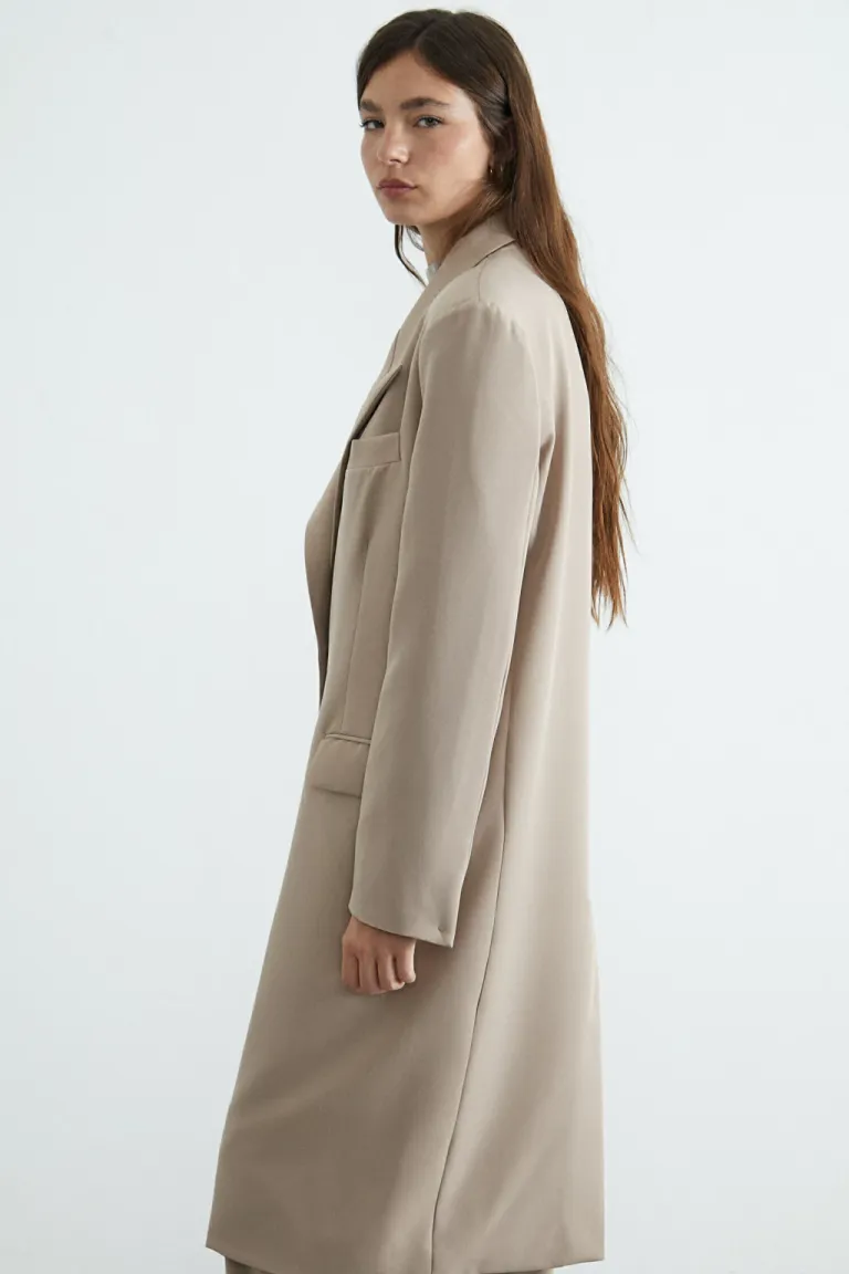 Saco Largo Elegante de Nam en Chaquetas para argentina