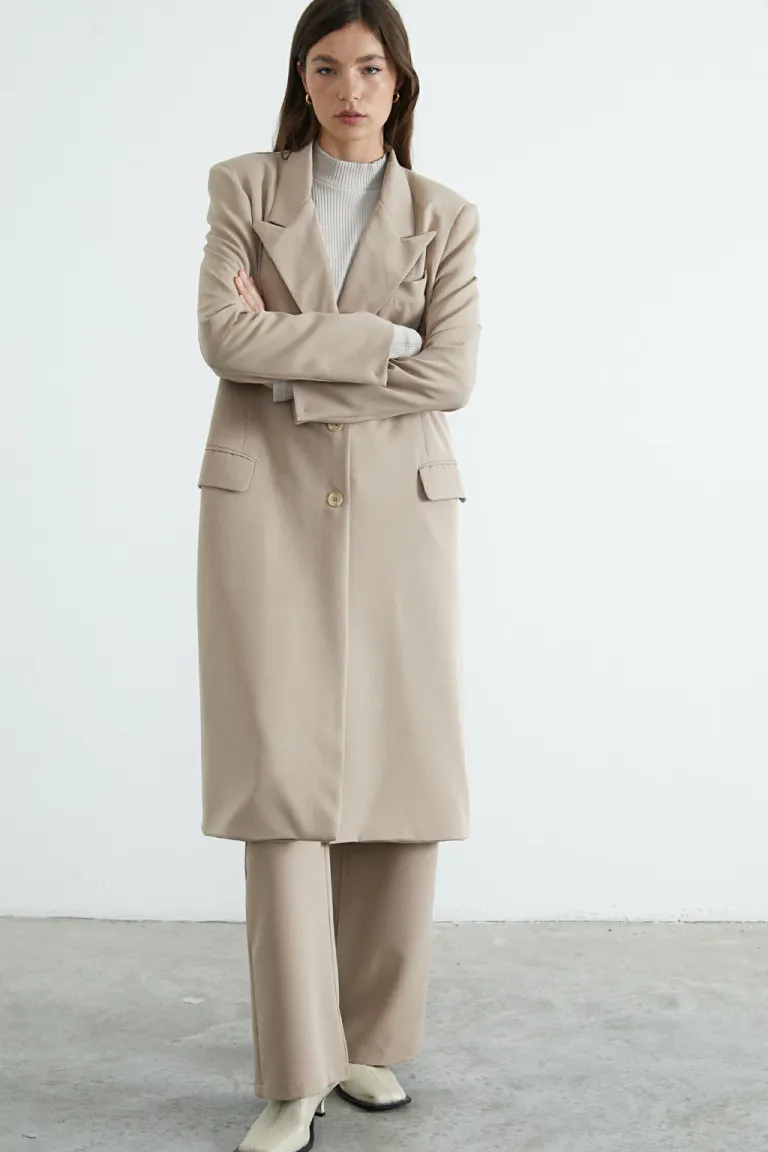 Saco Largo Elegante de Nam en Chaquetas para argentina