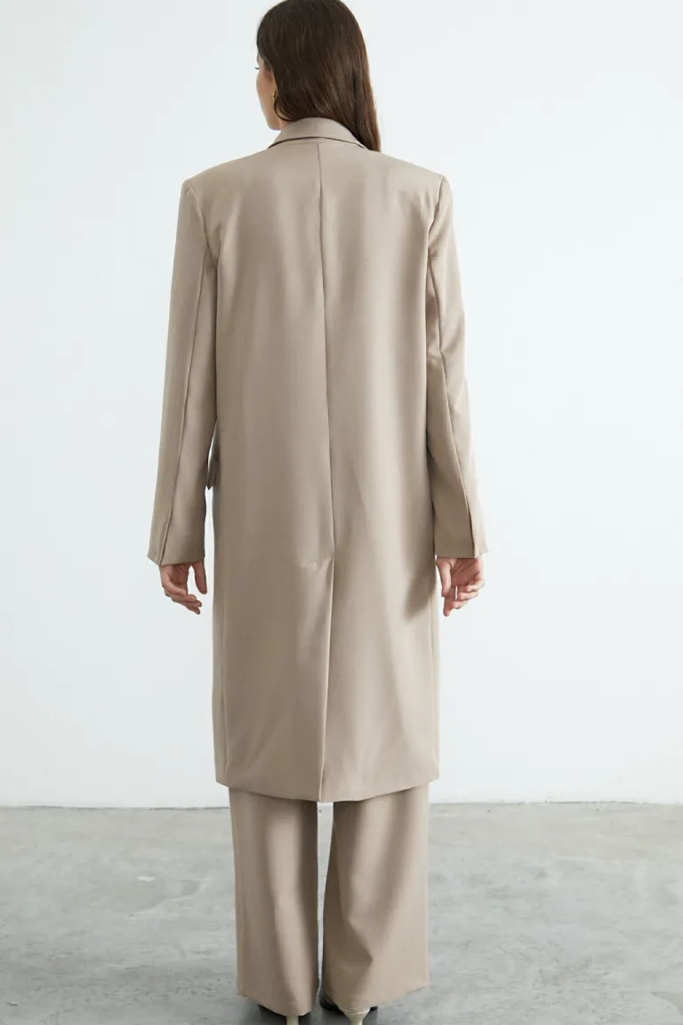 Saco Largo Elegante de Nam en Chaquetas para argentina