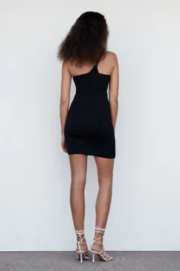 Vestido asimétrico con lazo de Mango en Vestidos para argentina
