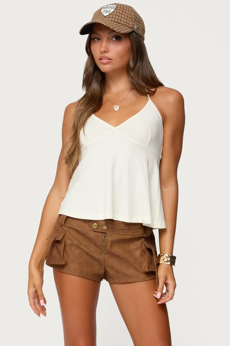 Top halter babydoll leonora de Edikted en Tops para argentina