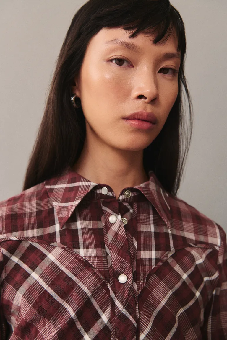 Camisa cuadros algodón de Mango en Camisas para argentina