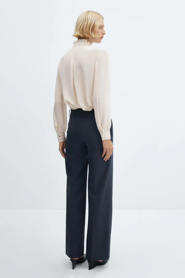 Camisa ribetes encaje de Mango en Camisas para argentina