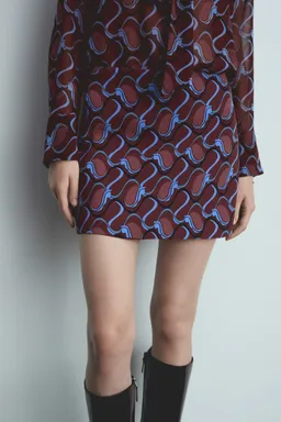 Minifalda estampada de Mango en Faldas para argentina