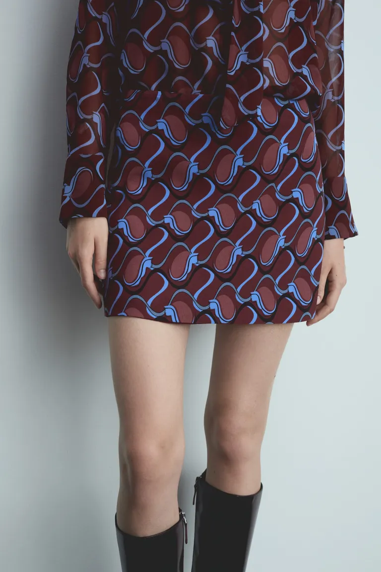 Minifalda estampada de Mango en Faldas para argentina
