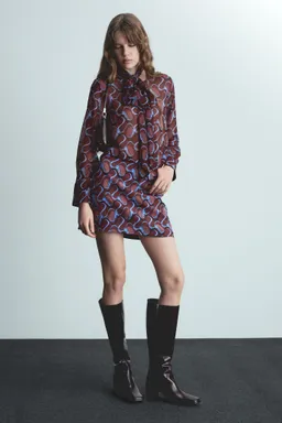 Minifalda estampada de Mango en Faldas para argentina