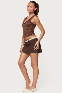 Tank top lunares volantes pippin de Edikted en Tops para argentina
