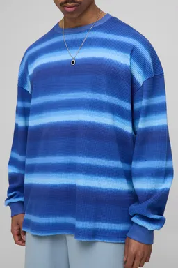 Remera manga larga oversize rayas de Boohooman en Remeras y Polos para argentina
