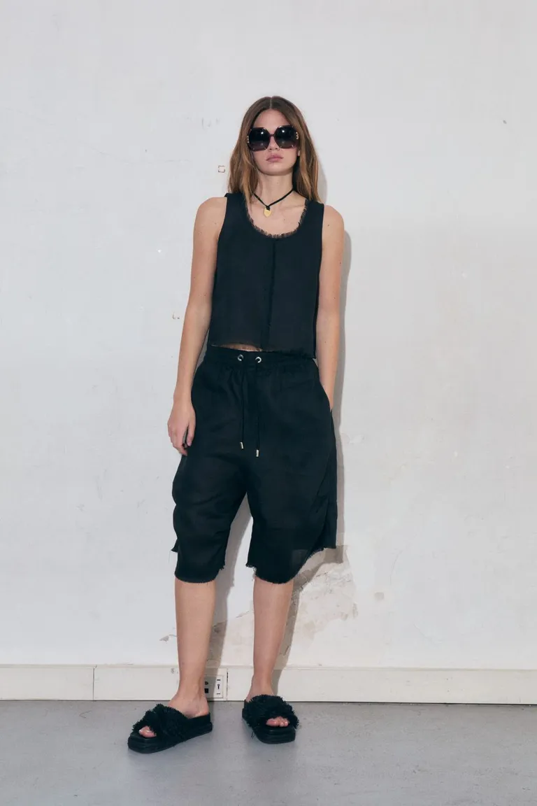 Bermudas holgadas de estilo casual para mujer de Allo Martinez en Shorts para argentina