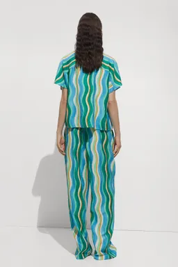 Camisa manga corta estampada de Mango en Camisas para argentina