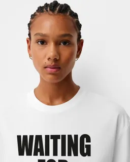 Remera manga corta estampada de Bershka en Remeras y Polos para argentina