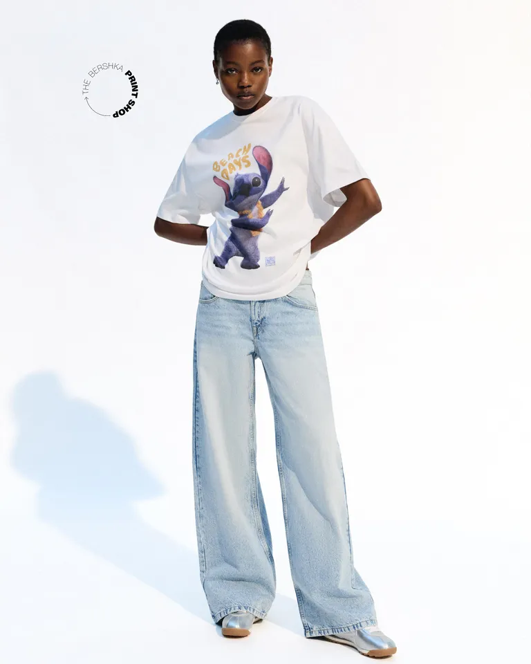 Camiseta lilo stitch wearable de Bershka en Remeras y Polos para argentina